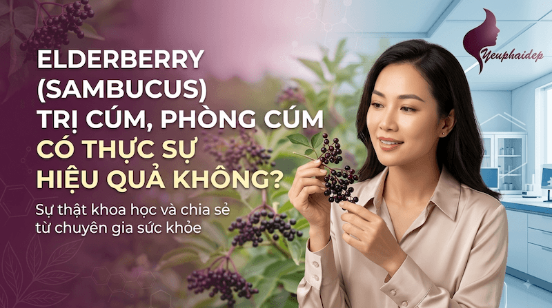Elderberry (Sambucus) Trị Cúm, Phòng Cúm Có Thực Sự Hiệu Quả Không?