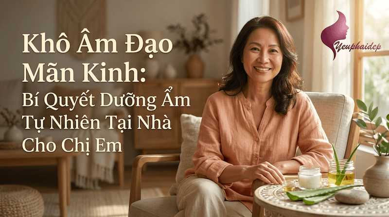 Khô Âm Đạo Mãn Kinh: Bí Quyết Dưỡng Ẩm Tự Nhiên Tại Nhà Cho Chị Em