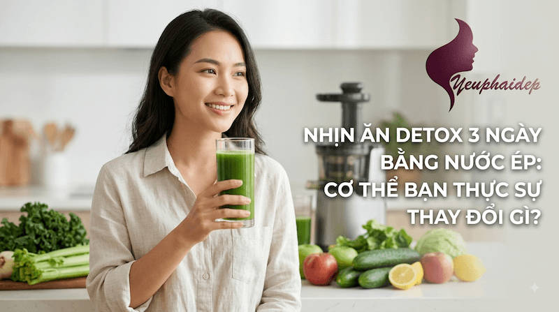 Nhịn Ăn Detox 3 Ngày Bằng Nước Ép: Cơ Thể Bạn Thực Sự Thay Đổi Gì?