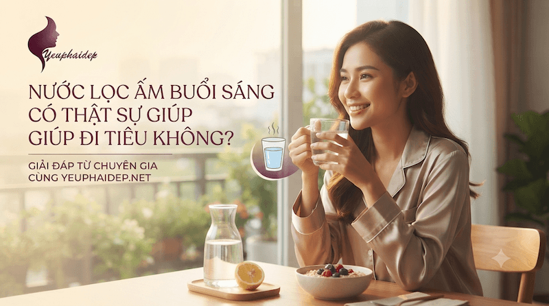 Nước Lọc Ấm Buổi Sáng Có Thật Sự Giúp Đi Tiêu Không?