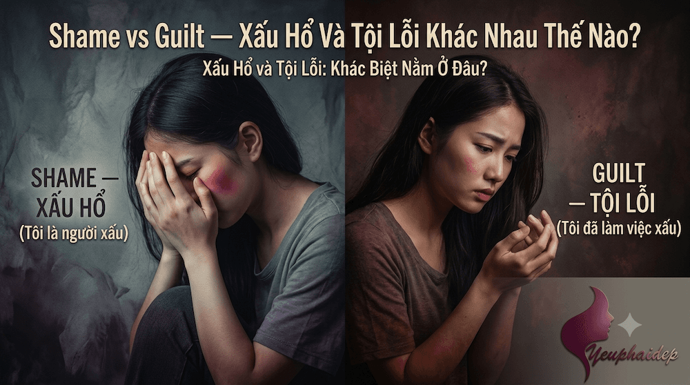 Shame vs Guilt — Xấu Hổ Và Tội Lỗi Khác Nhau Thế Nào?