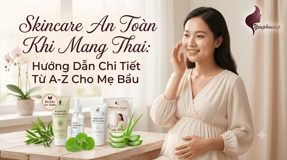 Skincare An Toàn Khi Mang Thai: Hướng Dẫn Chi Tiết Từ A-Z Cho Mẹ Bầu