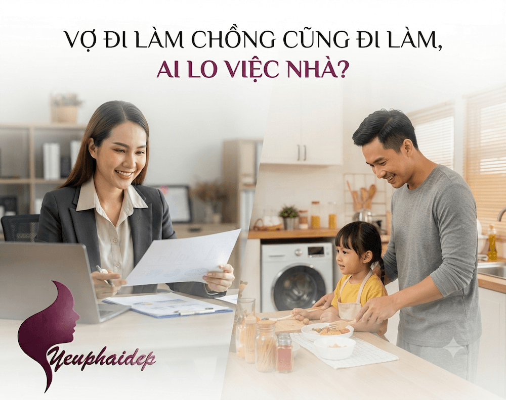 Vợ Đi Làm Chồng Cũng Đi Làm, Ai Lo Việc Nhà?