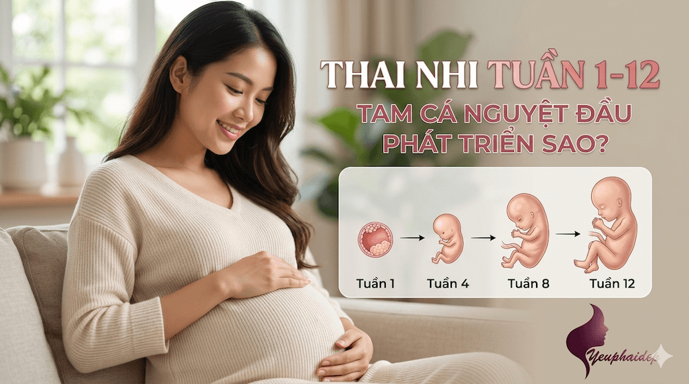 Thai Nhi Tuần 1-12: Tam Cá Nguyệt Đầu Phát Triển Sao?