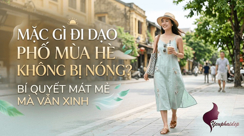 Mặc Gì Đi Dạo Phố Mùa Hè Không Bị Nóng? Bí Quyết Mát Mẻ Mà Vẫn Xinh