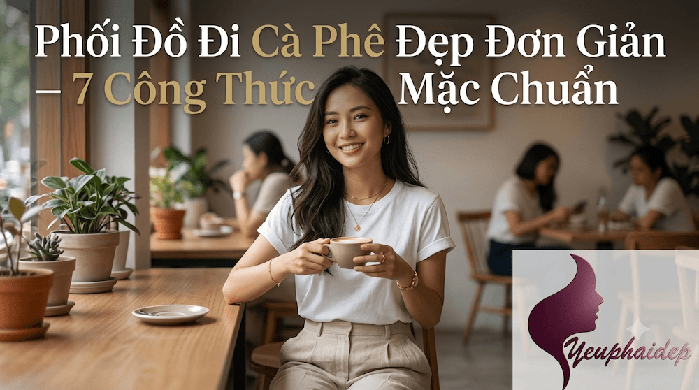 Phối Đồ Đi Cà Phê Đẹp Đơn Giản – 7 Công Thức Mặc Chuẩn