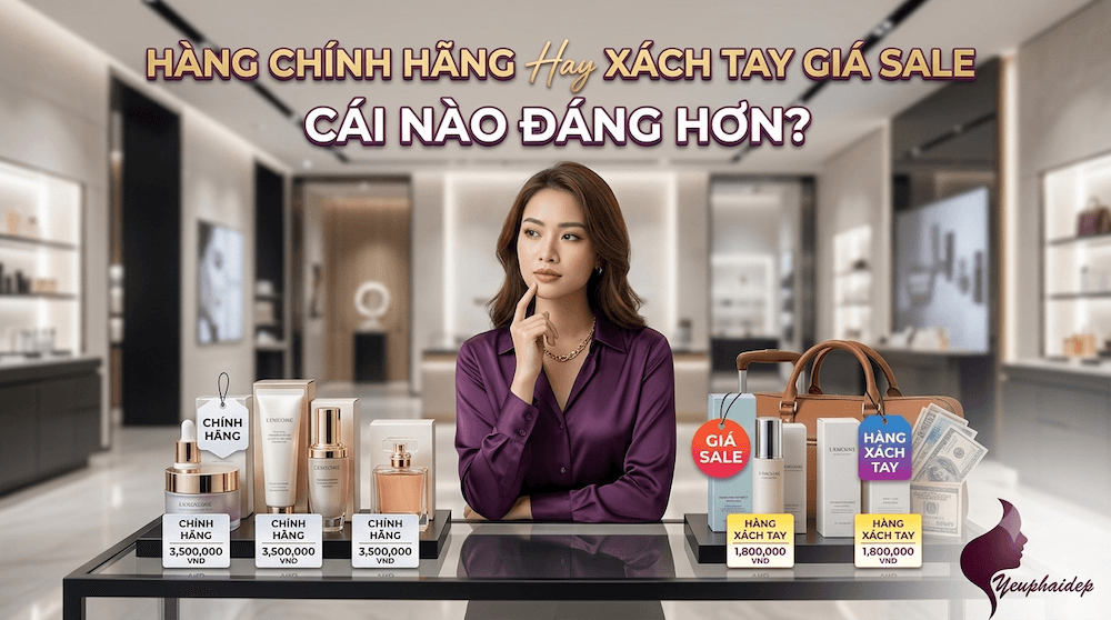 Hàng Chính Hãng Hay Xách Tay Giá Sale — Cái Nào Đáng Hơn?