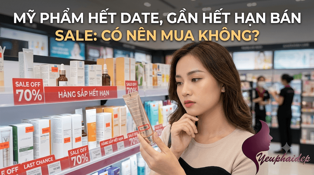 Mỹ Phẩm Hết Date, Gần Hết Hạn Bán Sale: Có Nên Mua Không?