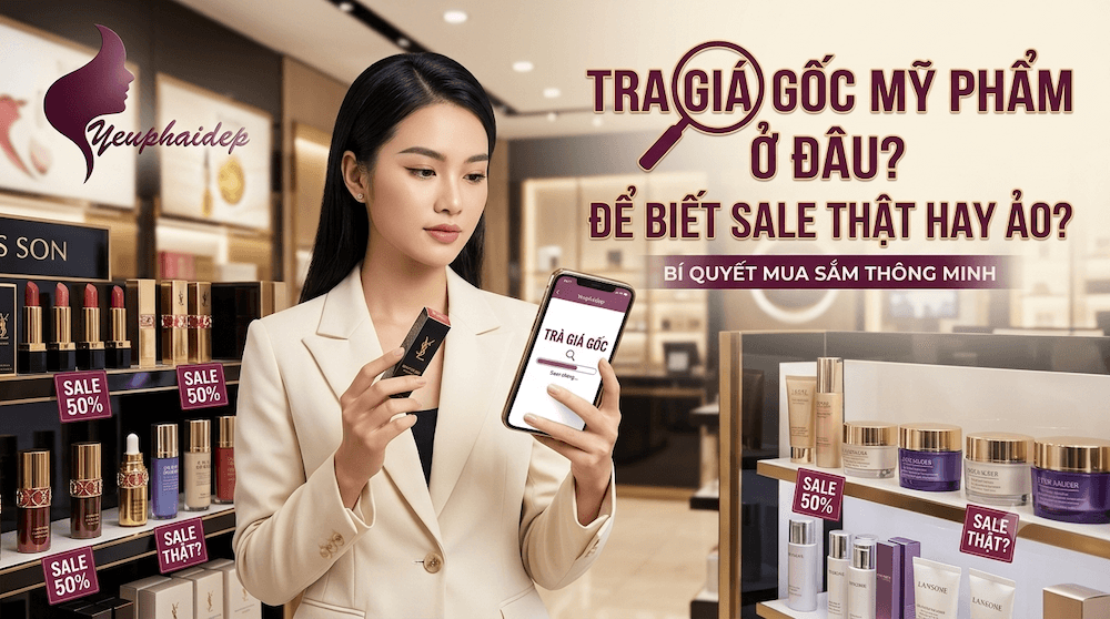 Tra Giá Gốc Mỹ Phẩm Ở Đâu Để Biết Sale Thật Hay Ảo?