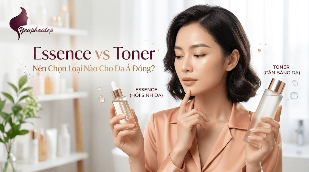 Essence vs Toner – Nên Chọn Loại Nào Cho Da Á Đông?