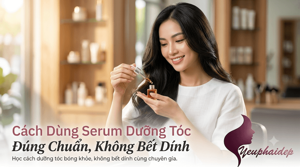 Cách Dùng Serum Dưỡng Tóc Đúng Chuẩn, Không Bết Dính