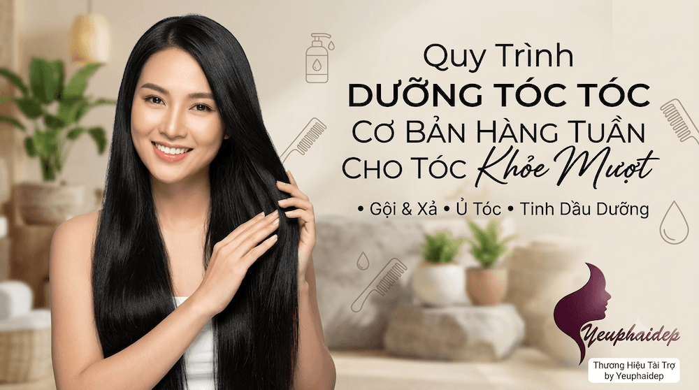 Quy Trình Dưỡng Tóc Cơ Bản Hàng Tuần Cho Tóc Khỏe Mượt