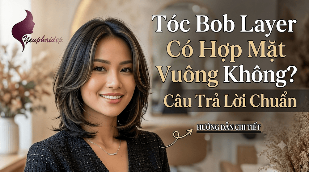 Tóc Bob Layer Có Hợp Mặt Vuông Không? Câu Trả Lời Chuẩn